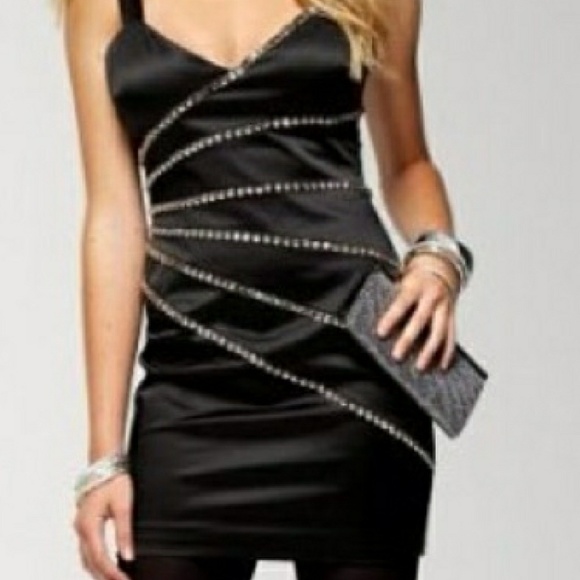 bebe Dresses & Skirts - Bebe super sexy and gorgeous black dress size 4😄